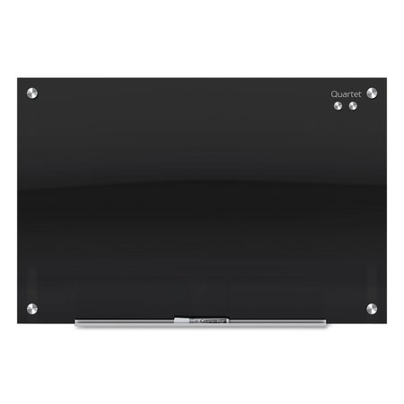 QUARTET Infinity Black Glass Magnetic Marker Board, 72 x 48 G7248B-A